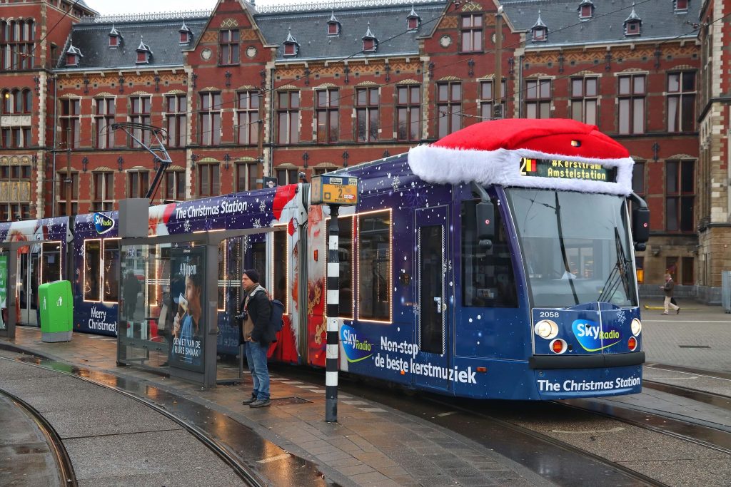 Tram Amsterdam Christmas