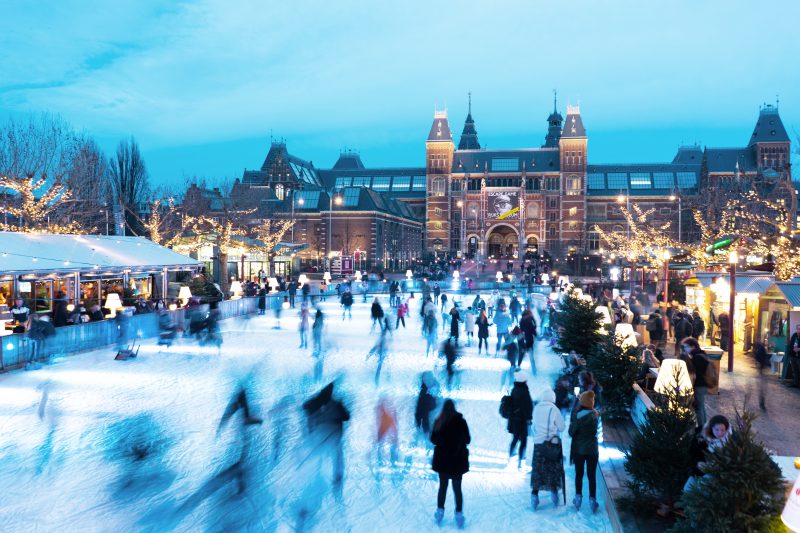 Ice skating Amsterdam