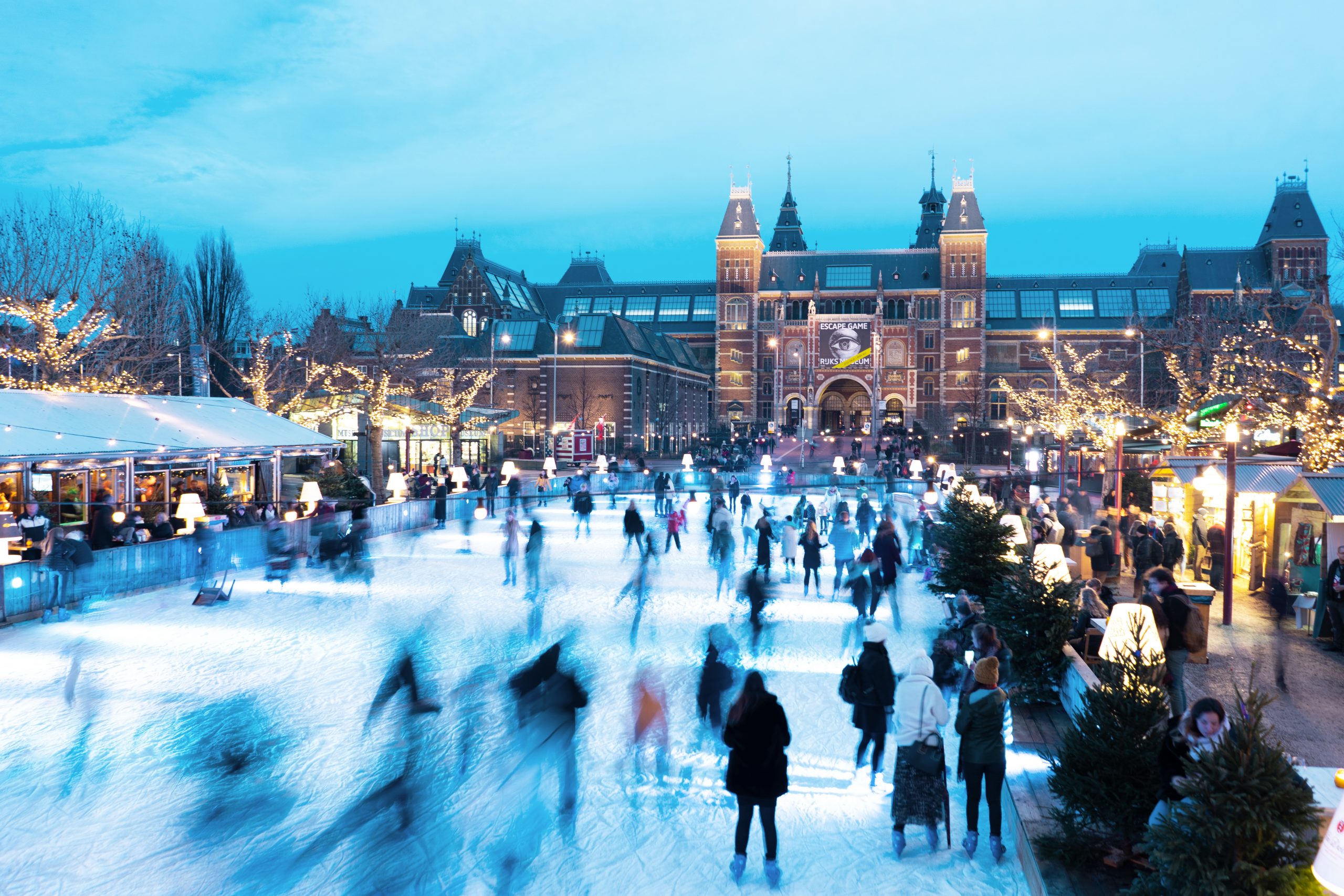 Ice Skating in Amsterdam Winter Festival Amsterdam