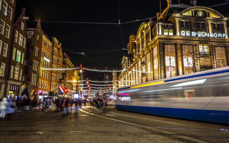 christmas shopping amsterdam