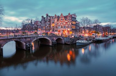 Sunset in Amsterdam