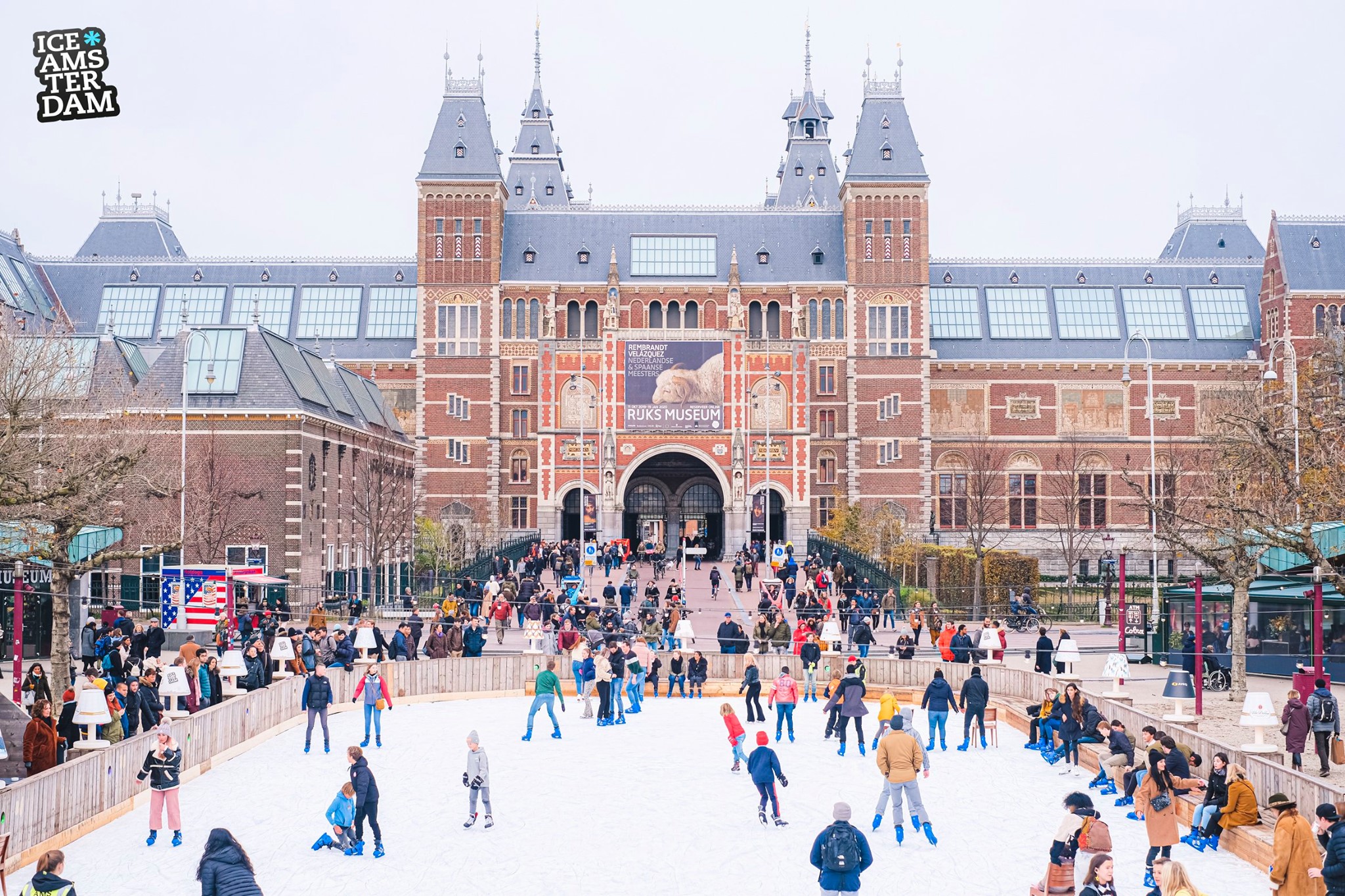 Schaatsbaan Museumplein Amsterdam